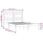 Preview: Massivholzbett Schwarz Kiefer 140x190 cm