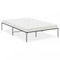 Preview: Bettgestell Metall Schwarz 120x190 cm