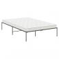 Preview: Bettgestell Metall Schwarz 120x190 cm