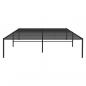 Preview: Bettgestell Metall Schwarz 120x190 cm