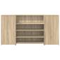 Preview: Empfangstheke Sonoma-Eiche 200x50x103,5 cm Holzwerkstoff