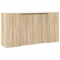 Preview: Empfangstheke Sonoma-Eiche 200x50x103,5 cm Holzwerkstoff