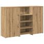 Preview: Empfangstheke Artisan-Eiche 155x50x103,5 cm Holzwerkstoff