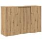 Preview: Empfangstheke Artisan-Eiche 155x50x103,5 cm Holzwerkstoff