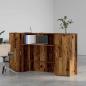 Preview: Empfangstheke Altholz-Optik 180x50x103,5 cm Holzwerkstoff