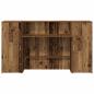 Preview: Empfangstheke Altholz-Optik 180x50x103,5 cm Holzwerkstoff