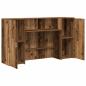 Preview: Empfangstheke Altholz-Optik 180x50x103,5 cm Holzwerkstoff