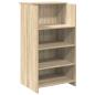 Preview: Empfangstheke Sonoma-Eiche 135x50x103,5 cm Holzwerkstoff