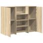 Preview: Empfangstheke Sonoma-Eiche 135x50x103,5 cm Holzwerkstoff
