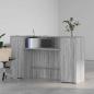 Preview: Empfangstheke Grau Sonoma 180x50x103,5 cm Holzwerkstoff