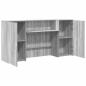 Preview: Empfangstheke Grau Sonoma 200x50x103,5 cm Holzwerkstoff