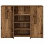 Preview: ARDEBO.de - Empfangstheke Altholz-Optik 135x50x103,5 cm Holzwerkstoff