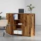 Preview: Empfangstheke Altholz-Optik 135x50x103,5 cm Holzwerkstoff