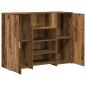Preview: Empfangstheke Altholz-Optik 135x50x103,5 cm Holzwerkstoff