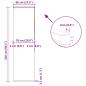 Preview: Duschrollo mit Kassette 80x240 cm Stoffbreite 76 cm
