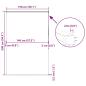 Preview: Duschrollo mit Kassette 150x240 cm Stoffbreite 146 cm