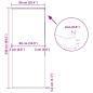 Preview: Duschrollo mit Kassette 90x240 cm Stoffbreite 86 cm