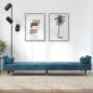 Preview: Schlafsofa mit Kissen Blau Samt