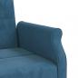 Preview: Schlafsofa mit Kissen Blau Samt