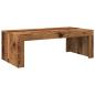 Preview: Couchtisch Altholz-Optik 102x50x35 cm Holzwerkstoff