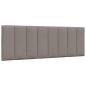 Preview: Bettgestell ohne Matratze Taupe 120x200 cm Stoff
