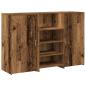 Preview: Empfangstheke Altholz-Optik 155x50x103,5 cm Holzwerkstoff