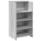 Preview: Empfangstheke Grau Sonoma 155x50x103,5 cm Holzwerkstoff