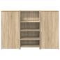 Preview: Empfangstheke Sonoma-Eiche 155x50x103,5 cm Holzwerkstoff