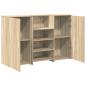 Preview: Empfangstheke Sonoma-Eiche 155x50x103,5 cm Holzwerkstoff