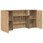 Preview: Empfangstheke Artisan-Eiche 200x50x103,5 cm Holzwerkstoff