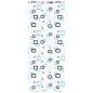 Preview: ARDEBO.de - Duschrollo mit Kassette 90x240 cm Stoffbreite 86 cm