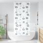 Preview: Duschrollo mit Kassette 90x240 cm Stoffbreite 86 cm
