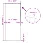 Preview: Duschrollo mit Kassette 90x240 cm Stoffbreite 86 cm