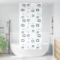 Preview: Duschrollo mit Kassette 110x240 cm Stoffbreite 106 cm