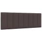 Preview: Bettgestell ohne Matratze Dunkelbraun 120x200 cm Stoff