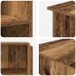 Preview: Empfangstheke Altholz-Optik 100x50x103,5 cm Holzwerkstoff