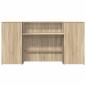 Preview: Empfangstheke Sonoma-Eiche 200x50x103,5 cm Holzwerkstoff