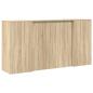 Preview: Empfangstheke Sonoma-Eiche 200x50x103,5 cm Holzwerkstoff