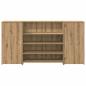 Preview: Empfangstheke Artisan-Eiche 200x50x103,5 cm Holzwerkstoff