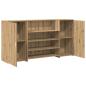 Preview: Empfangstheke Artisan-Eiche 200x50x103,5 cm Holzwerkstoff