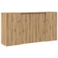 Preview: Empfangstheke Artisan-Eiche 200x50x103,5 cm Holzwerkstoff
