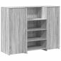 Preview: Empfangstheke Grau Sonoma 135x50x103,5 cm Holzwerkstoff