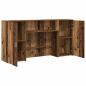 Preview: Empfangstheke Altholz-Optik 200x50x103,5 cm Holzwerkstoff