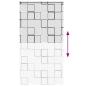 Preview: Duschrollo mit Kassette 120x240 cm Stoffbreite 116 cm