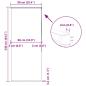Preview: Duschrollo mit Kassette 90x240 cm Stoffbreite 86 cm