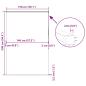 Preview: Duschrollo mit Kassette 150x240 cm Stoffbreite 146 cm