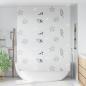 Preview: Duschrollo mit Kassette 160x240 cm Stoffbreite 156 cm
