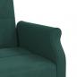 Preview: Schlafsofa mit Kissen Dunkelgrün Samt