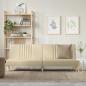 Preview: ARDEBO.de - Schlafsofa Creme Stoff