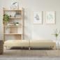 Preview: Schlafsofa Creme Stoff